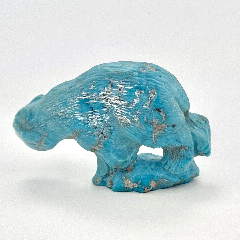 Zuni Spirits is proud to represent a variety of Zuni fetish carvers, includingEsteban Najera|TurquoiseBearBear!