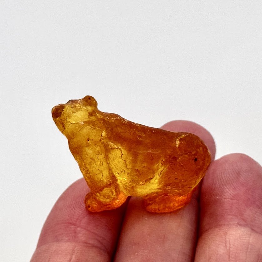 Zuni Spirits is proud to represent a variety of Zuni fetish carvers, including, Unknown Carver | Baltic Amber | Bear