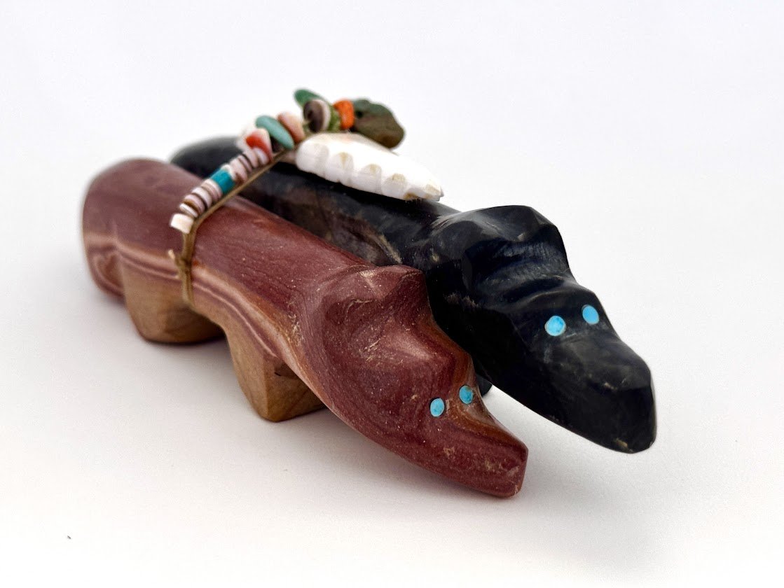 Zuni Spirits is proud to represent a variety of Zuni fetish carvers, including Jayne Quam | Double Wolves