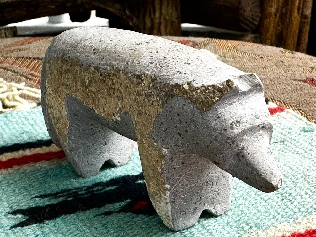 Zuni Spirits is proud to represent a variety of Zuni fetish carvers, including Salvador Romero| Volcanic TufaWolf!