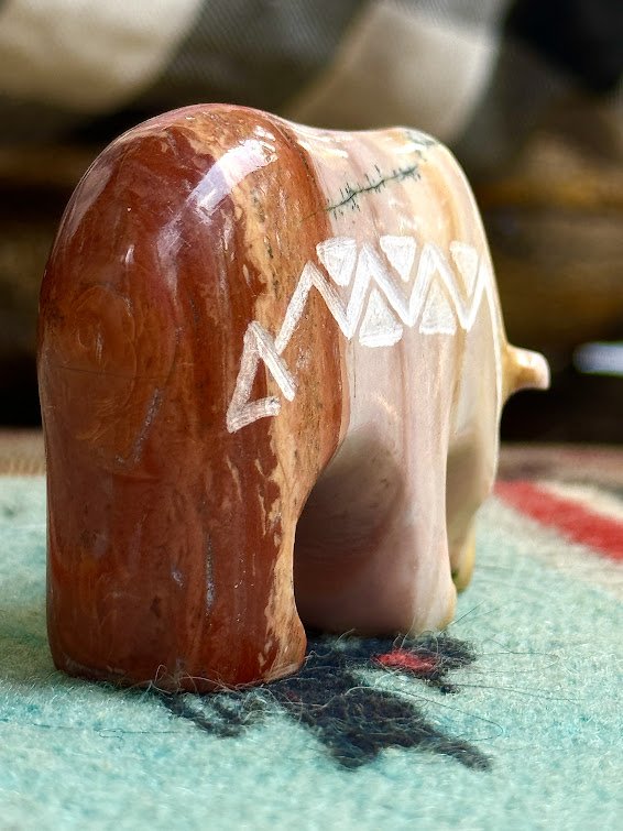 Zuni Spirits is proud to represent a variety of Zuni fetish carvers, including Julius Yuselew| DolomiteMedicine Bear!