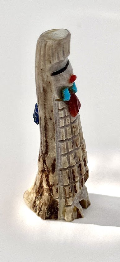 Zuni Spirits is proud to represent a variety of Zuni fetish carvers, including Todd Poncho| Antler Zuni Corn Maiden