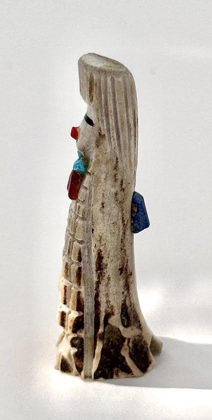 Zuni Spirits is proud to represent a variety of Zuni fetish carvers, including Todd Poncho| Antler Zuni Corn Maiden